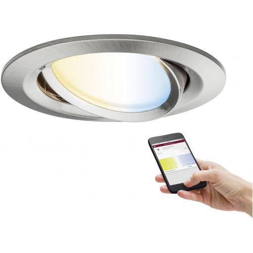 Paulmann 92961 LED vestavné svítidlo, LED, 6 W, železo (kartáčované)