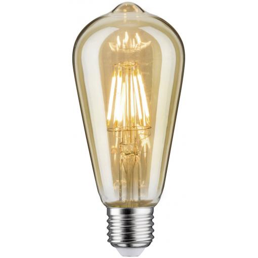 Paulmann 28523 LED E27 speciální tvar 6 W = 42 W zlatá (Ø x v) 64 mm x 145 mm 1 ks