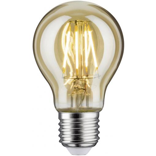Paulmann 28714 LED Energetická třída (EEK2021) F (A - G) E27 klasická žárovka 4.7 W = 42 W zlatá (Ø x v) 60 mm x 106 mm 1 ks