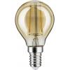 Paulmann 28525 LED E14 kapkový tvar 2 W = 16.2 W zlatá (Ø x v) 45 mm x 78 mm 1 ks