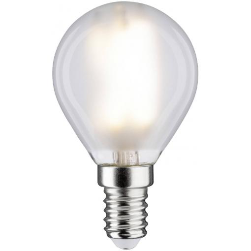Paulmann 28728 LED Energetická třída (EEK2021) F (A - G) E14 kapkový tvar 5 W = 40 W neutrální bílá (Ø x v) 45 mm x 78 mm 1 ks