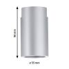 Paulmann Socket stropní svítidlo URail E27 chrom (matný)