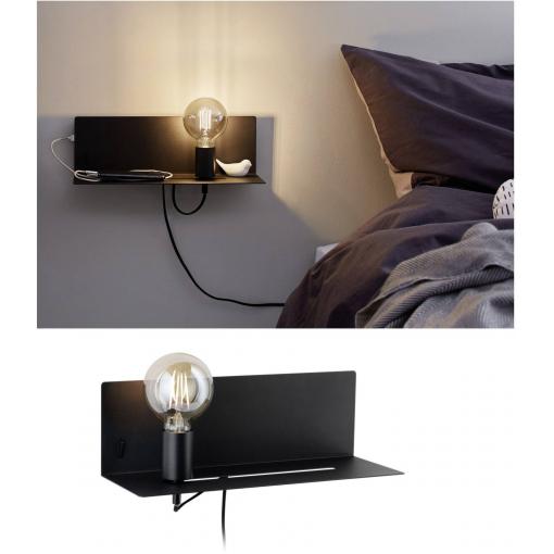 Paulmann Devara 78920 nástěnné světlo E27 LED černá