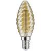 Paulmann 28708 LED Energetická třída (EEK2021) F (A - G) E14 svíčkový tvar 2.6 W = 26 W zlatá (Ø x v) 35 mm x 98 mm 1 ks