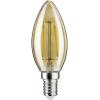 Paulmann 28524 LED E14 svíčkový tvar 2 W = 16.2 W zlatá (Ø x v) 35 mm x 97 mm 1 ks