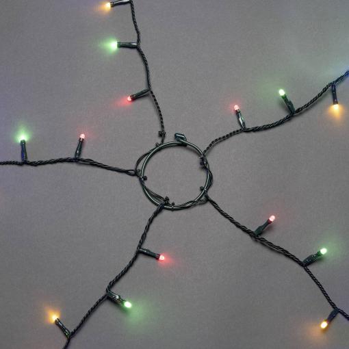 Konstsmide 6481-520 LED světelný plášť na vánoční stromeček vnitřní přes napájecí zdroj do zásuvky Počet žárovek 150 LED N/A