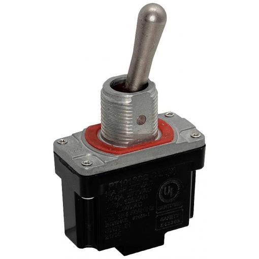 C & K Switches PT105SQQ páčkový spínač 277 V/AC, 250 V/DC 10 A 1x (zap)/vyp/(zap) IP68 1 ks Tray