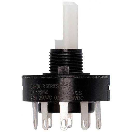 C & K Switches R10015RS02Q otočný spínač 125 V, 125 V/DC 5 A Počet pozic přepínače 10 1 ks