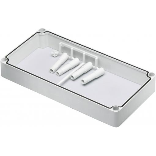 Fibox EKPZR 3730141 mezirám (d x š x v) 380 x 280 x 50 mm polykarbonát šedobílá (RAL 7035) 1 ks