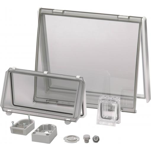 Fibox L 06 N/A průhledné víko, s panty (d x š) 130 mm x 77 mm polykarbonát čirá 1 ks