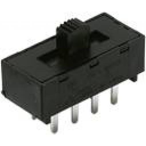 C & K Switches L204051MS02QE posuvný přepínač 125 V 4 A 2x zap/zap/zap/zap 1 ks Bulk