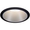 Paulmann 93397 LED vestavné svítidlo, GU10, černá (matná), stříbrná