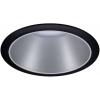 Paulmann 93397 LED vestavné svítidlo, GU10, černá (matná), stříbrná