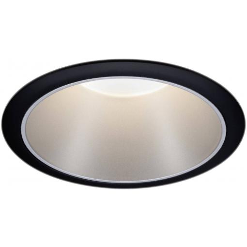 Paulmann 93397 LED vestavné svítidlo, GU10, černá (matná), stříbrná