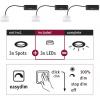 Paulmann 92477 LED vestavné svítidlo, LED, 19.5 W, saténová, sada 3 ks