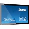 Iiyama ProLite TF2415MC dotykový monitor Energetická třída (EEK2021): F (A - G) 60.5 cm (23.8 palec) 1920 x 1080 Pixel 16:9 16 ms HDMI™, VGA, DisplayPort, RJ45