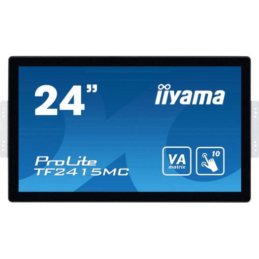 Iiyama ProLite TF2415MC dotykový monitor Energetická třída (EEK2021): F (A - G) 60.5 cm (23.8 palec) 1920 x 1080 Pixel 16:9 16 ms HDMI™, VGA, DisplayPort, RJ45