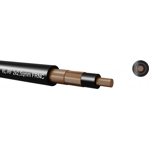 Kabeltronik 55H140000-100 reproduktorový kabel 2 x 4 mm² černá 100 m