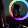 DÖRR Vlogging Kit VL-26 RGB kruhové LED svítidlo Počet LED=130