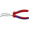 Knipex 38 25 200 pro elektroniku a jemnou mechaniku ploché jehlové kleště 40° zahnuté vanadová elektrikářská ocel 200 mm