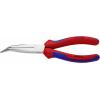 Knipex 38 25 200 pro elektroniku a jemnou mechaniku ploché jehlové kleště 40° zahnuté vanadová elektrikářská ocel 200 mm