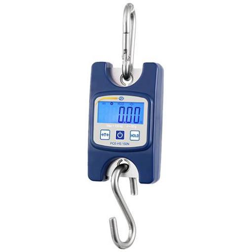 PCE Instruments jeřábová váha PCE-HS 50N Max. váživost 50 kg Rozlišení 20 g na baterii modrá
