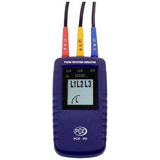 PCE Instruments tester sledu fází