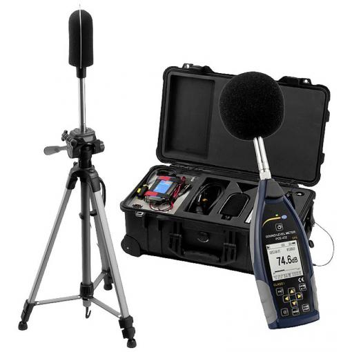PCE Instruments hlukoměr datový záznamník 22 - 136 dB 3 Hz - 20 kHz USB