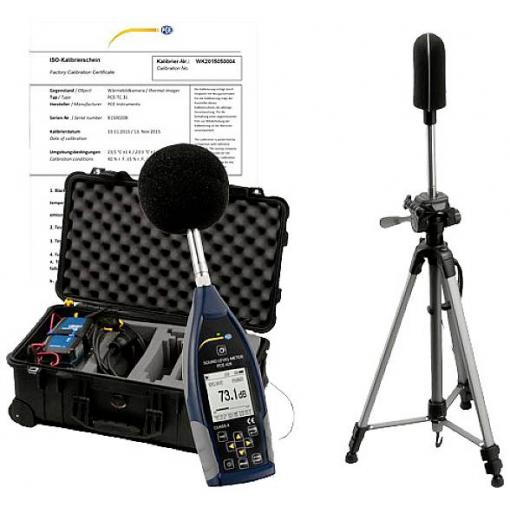 PCE Instruments hlukoměr datový záznamník 25 - 136 dB 20 Hz - 12.5 kHz USB