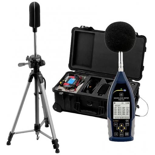 PCE Instruments hlukoměr datový záznamník 22 - 136 dB 3 Hz - 20 kHz USB