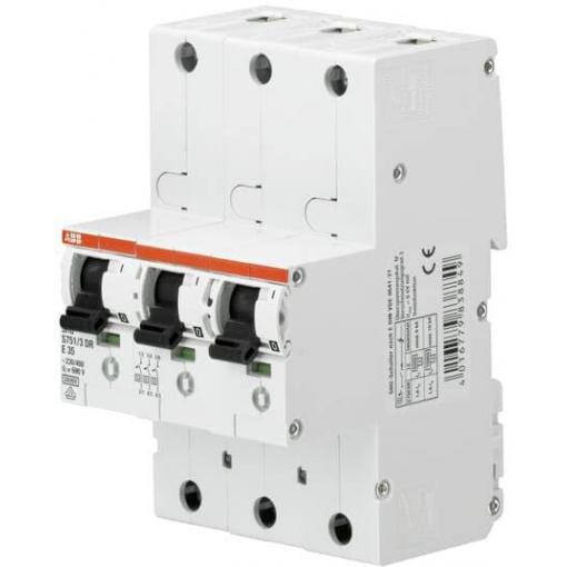 ABB 2CDH781001R2502 S751/3DR-E50 ochranný spínač pro hlavní kabel 3pólový