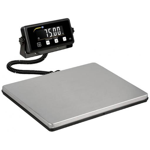 PCE Instruments plošinová váha PCE-PB 75N Max. váživost 75 kg Rozlišení 20 g na baterii, 230 V, napájení přes USB