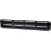 Intellinet 513579 48 portů síťový patch panel 483 mm (19) CAT 3, CAT 4, CAT 5, CAT 5e 2 U černá neosazený