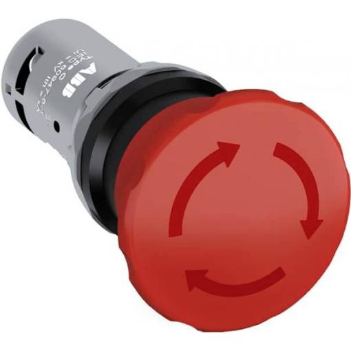 ABB CE4T-10R-01, 1SFA619550R1041 tlačítko nouzového vypínače, 22 mm, 1 ks