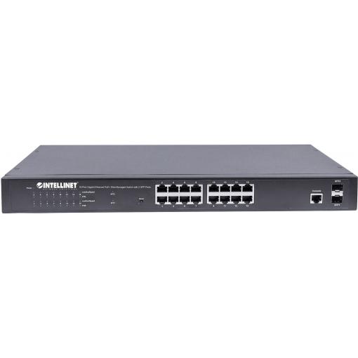 Intellinet 561341 561341 19 síťový switch 16 + 2 porty 1 GBit/s