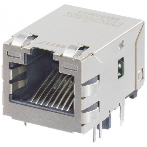 Molex 936273608, zásuvkový modul RJ45, zásuvka, černá, 1 ks