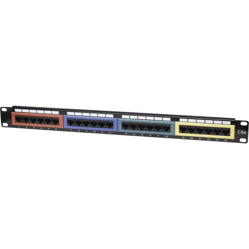 Intellinet 513678 24 portů CAT 5e 1 U