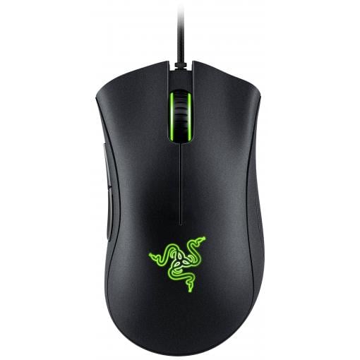 RAZER DeathAdder Essential optická ergonomická herní myš, přenos kabelový, 5 tlačítko, 6400 dpi, černá
