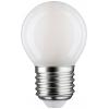 Paulmann 28920 LED Energetická třída (EEK2021) F (A - G) E27 kapkový tvar 4.8 W = 40 W neutrální bílá (Ø x v) 45 mm x 72 mm 1 ks