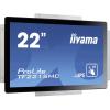 Iiyama ProLite TF2215MC dotykový monitor Energetická třída (EEK2021): F (A - G) 54.6 cm (21.5 palec) 1920 x 1080 Pixel 16:9 14 ms VGA, HDMI™, DisplayPort, na