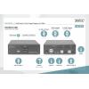 Digitus DS-12870 2 + 1 port přepínač KVM HDMI dálkové ovládání, klávesnice 3840 x 2160 Pixel