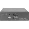 Digitus DS-12870 2 + 1 port přepínač KVM HDMI dálkové ovládání, klávesnice 3840 x 2160 Pixel
