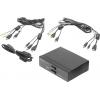 Digitus DS-12870 2 + 1 port přepínač KVM HDMI dálkové ovládání, klávesnice 3840 x 2160 Pixel