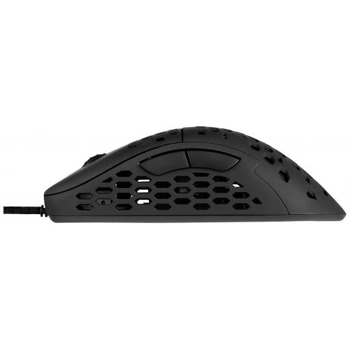 DELTACO GAMING DM420 herní myš kabelový optická černá 6 tlačítko 400 dpi, 800 dpi, 1200 dpi, 1600 dpi, 3200 dpi, 6400 dpi s podsvícením