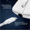 DELTACO GAMING WM90 herní myš bezdrátový, bezdrátový optická bílá 3 tlačítko 16000 dpi s podsvícením