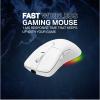 DELTACO GAMING WM90 herní myš bezdrátový, bezdrátový optická bílá 3 tlačítko 16000 dpi s podsvícením