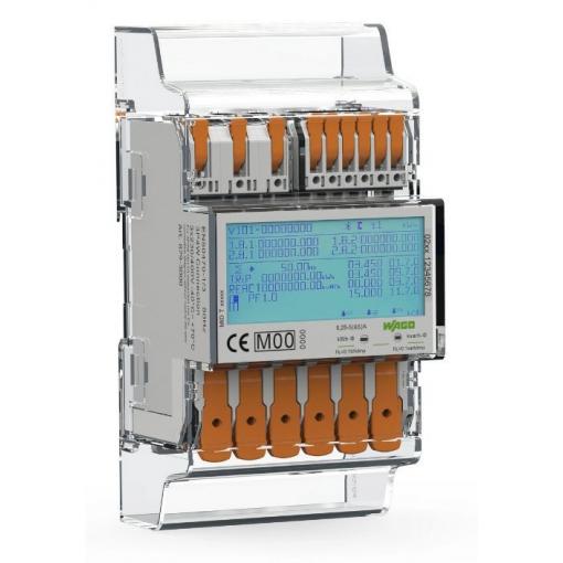 Elektroměr WAGO 879-3000, 400 V / 65 A, M-Bus/Modbus/Bluetooth