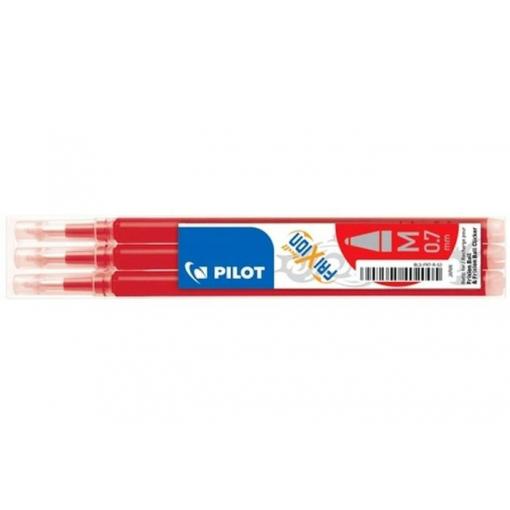 Náplň Pilot Frixion Ball, 0,7 mm (M), červená, 3 ks