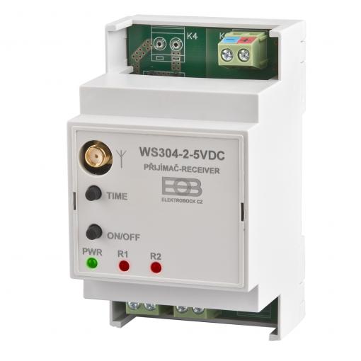 ELEKTROBOCK Dvou-kanálový přijímač WS304-2 5VDC