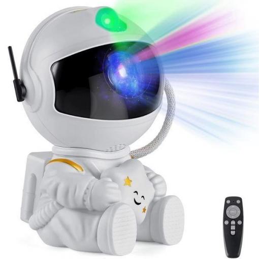 Hvězdný projektor Astronaut Galaxy Night, LED, dálkové ovládání